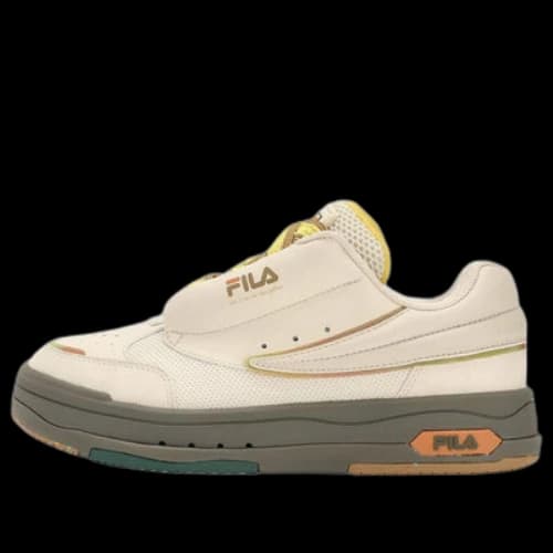 FILA Mix Low Skate Shoes 'Cream White Green' (Women's)