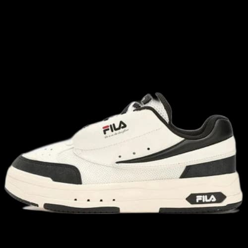 FILA Mix Low Skate Shoes 'Cream White Black' (Women's)