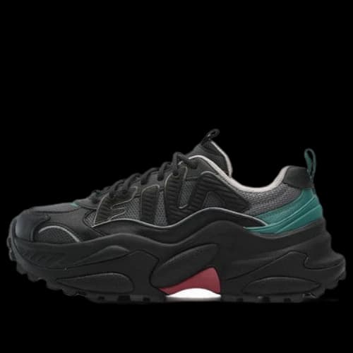 FILA Core CELLA Shoes 'Black Green' (Women's)