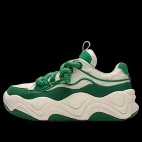 FILA Fashion Skate Shoes 'White Green' (Women's)