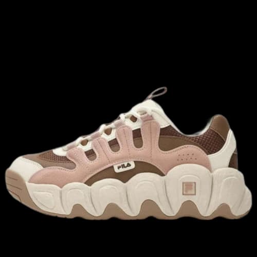 FILA CROISSANT Chunky Sneakers 'Pink Brown' (Women's)