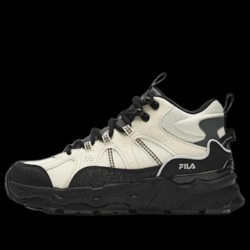 FILA Trek 1S High-Top Sneakers 'White Black' (Women's)