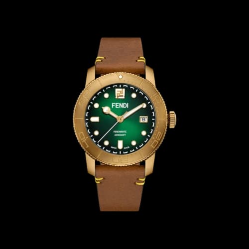 Fendi Aqua Automatic Diver Watch 'Bronze'