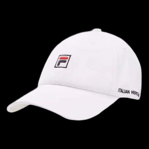FILA Logo Baseball Cap White/Blue/Red