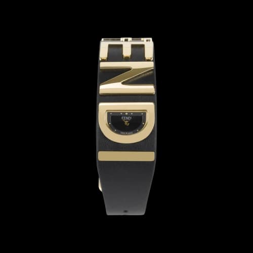 Fendi O'Lock Leather Watch 'Gold'