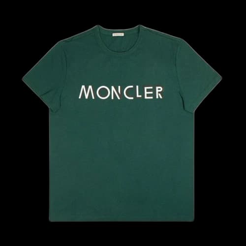 Moncler Short-Sleeve Logo T-Shirt 'Green'