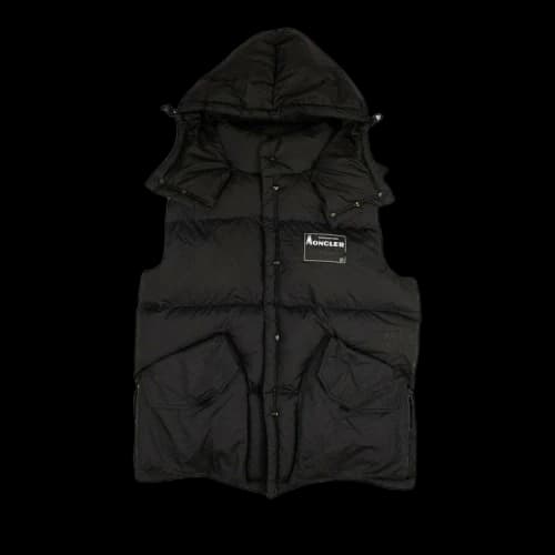 Moncler Kyle Gilet Logo Puffer Vest 'Black'