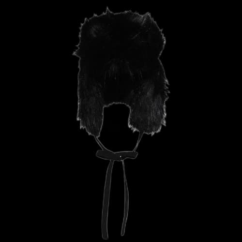 032C Osl2Ber Trapper Hat 'Black'