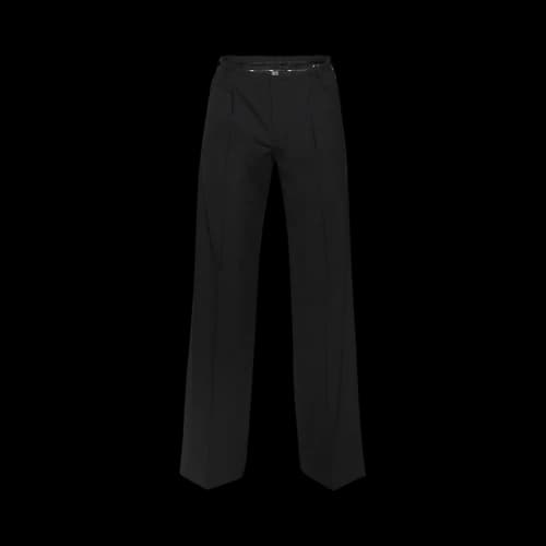 032C Straight Leg Suit Trousers 'Black'