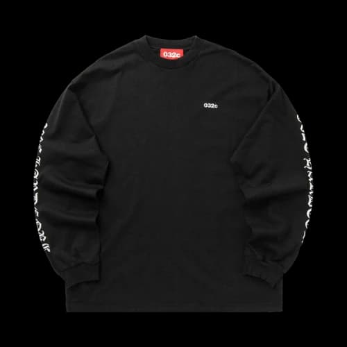 032C Hardcore Since 2001 Long-Sleeve 'Washed Black'
