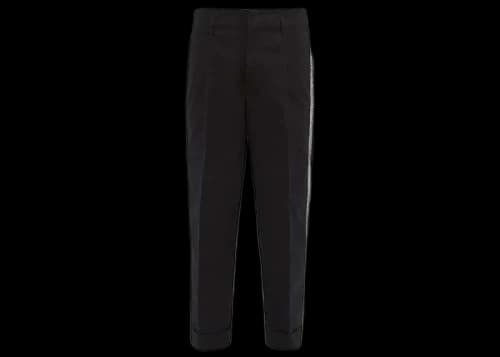 Moncler x Fragment Geometric-Embroidered Logo-Print Trousers Black