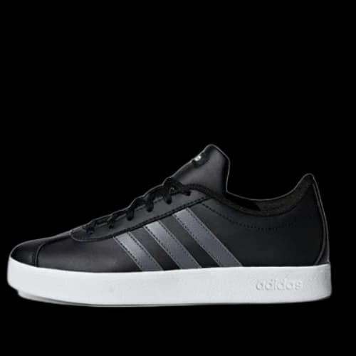 (PS) adidas VL Court 2.0 K 'Black White Grey'