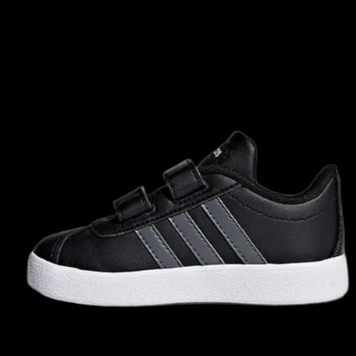 (TD) adidas VL Court 2.0 'Black Grey White'