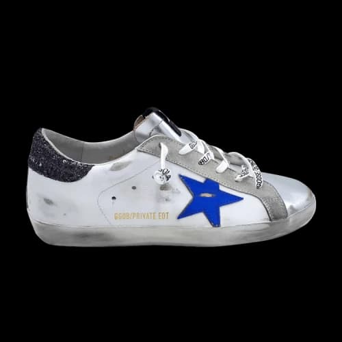 Golden Goose Superstar 'White Blue Croc'