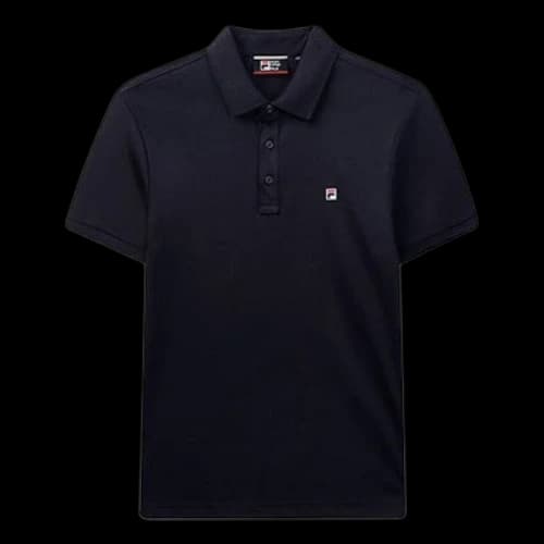 FILA Logo Printing Knit Short Sleeve Blue