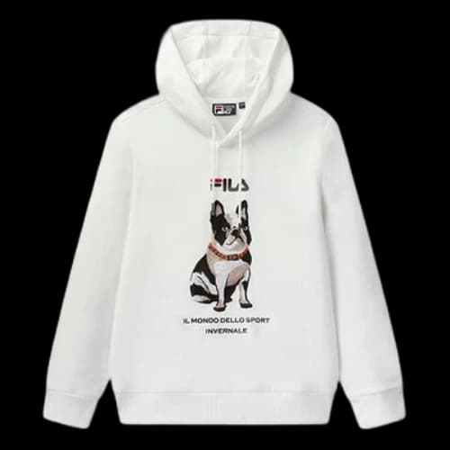 FILA Alphabet Embroidered Sports White