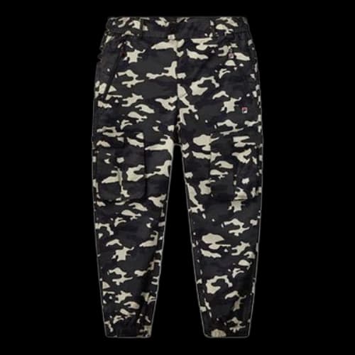 FILA Casual Sports Woven Camouflage Cargo Pants Men's Blue