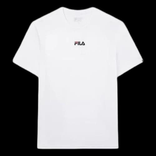 FILA Solid Color Classic Short Sleeve White