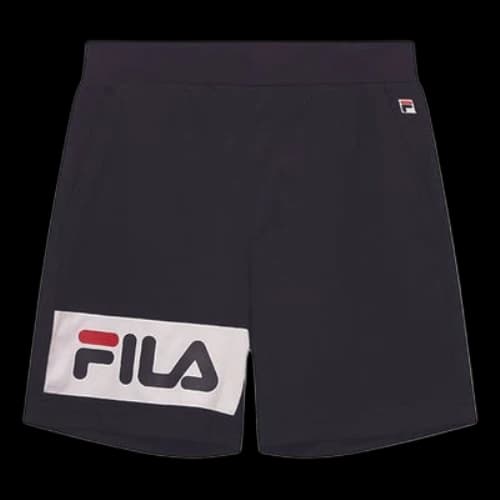 FILA Logo Printing Knit Sports Shorts Blue