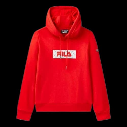 FILA Fashion Casual Hoodie Red (Women's)