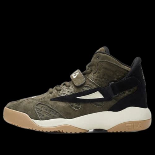 FILA Barricade Mid Tops Green Black