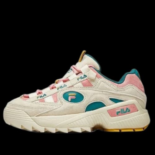 FILA D-Formation Classic Traning Shoes White/Green/Pink (Women's)