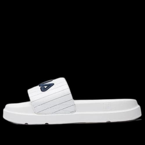 FILA Thick Sole White Slippers (Women's)