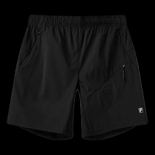 FILA Knit Basketball Sports Shorts Men's Black
