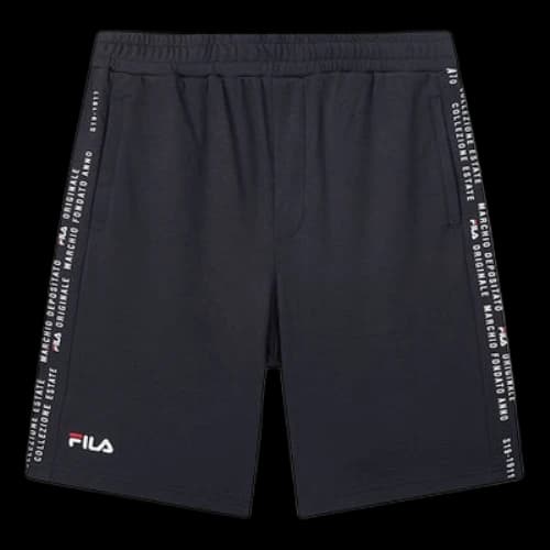 FILA Alphabet Logo Printing Knit Shorts Blue