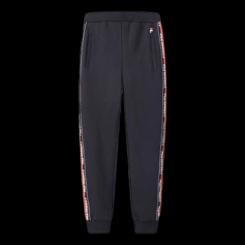 FILA Logo Printing Sports Trousers Blue (Women's)