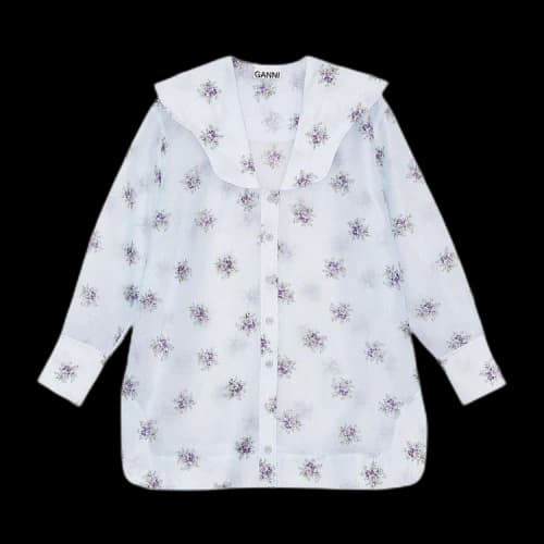 GANNI Organza Top 'Heather'