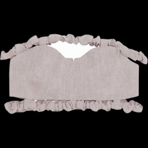 GANNI Strapless Crop Top 'Lilac'