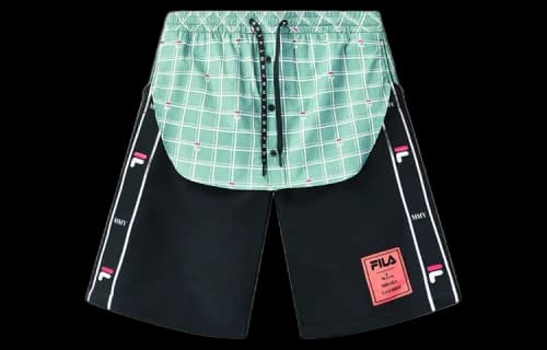 FILA x MIHARA Casual Sports Shorts Black