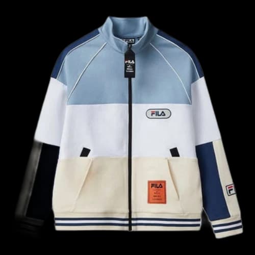 FILA x Mihara Yasuhiro Jacket 'Teal White Beige'