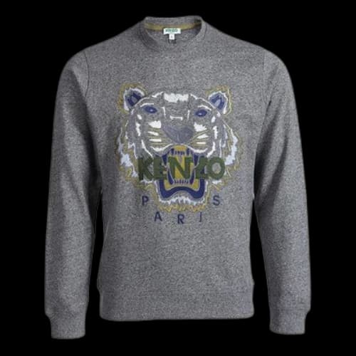 KENZO Gray Cotton Tops
