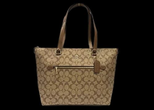 Coach Gallery Tote Bag Khaki/Chalk