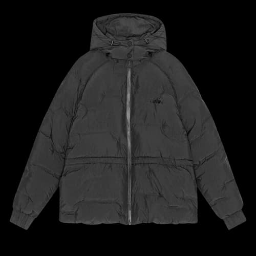 GANNI Soft Puffer Short Raglan Jacket 'Black'