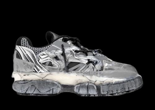 Maison Margiela Fusion Low Top Silver Black