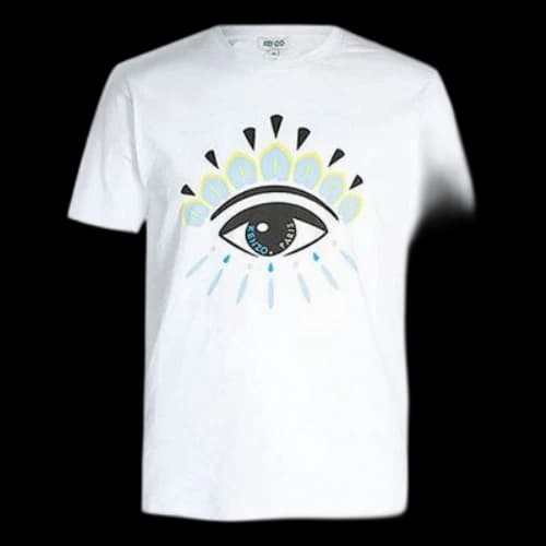 KENZO Classic Printing Short Sleeve White