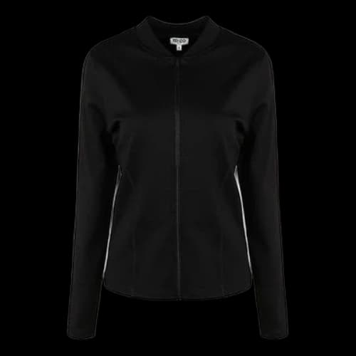 KENZO Back Alphabet Logo Pattern Zipper Hoodie Black (Women's)