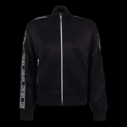 KENZO Alphabet Logo Pattern Sports Jacket Black