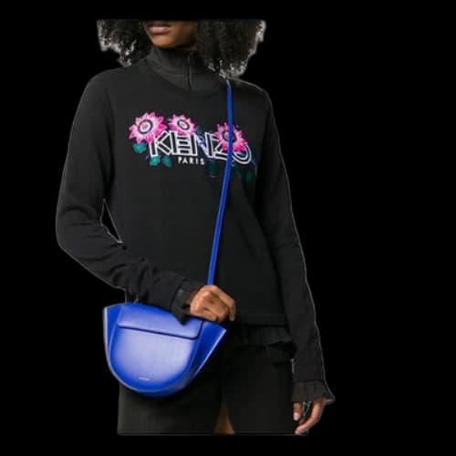 KENZO SS21 Paris Passion Logo Embroidery Swea Black (Women's)