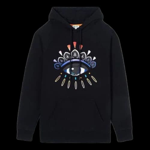 KENZO Eye Pattern Hoodie Black (Women's)