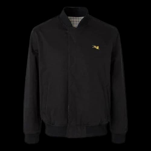 KENZO Tiger Embroidered Solid Color Jacket Black