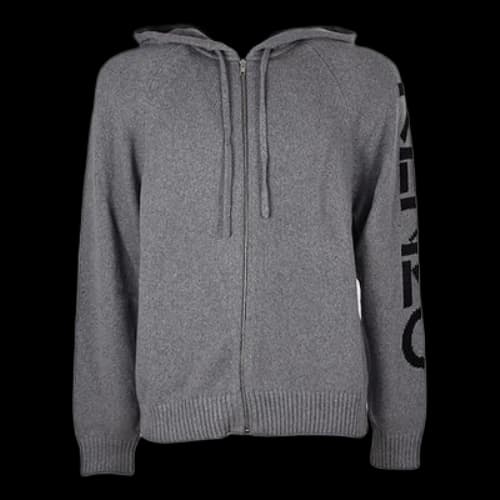 KENZO Cotton Pullover Long Sleeves Gray