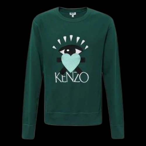 KENZO Love Large Eye Embroidered Pattern Sweatshirt 'Green'