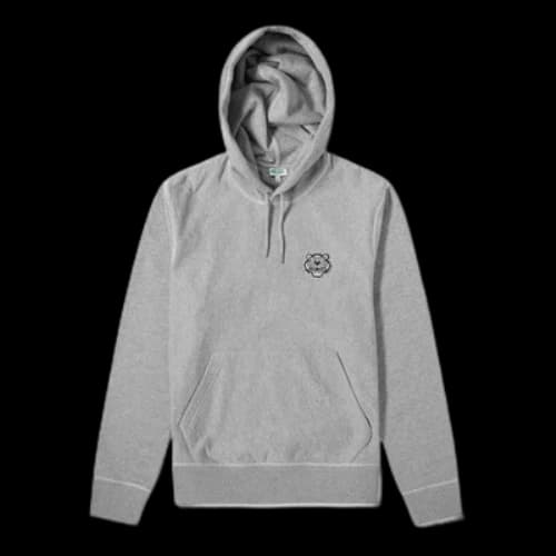 KENZO Tiger Crest Hoodie 'Pearl Grey'
