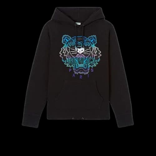 KENZO Series Tiger Head Cotton Casual Black