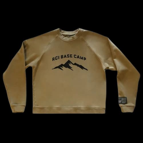Reese Cooper Base Camp Crewneck Sweatshirt 'Khaki'