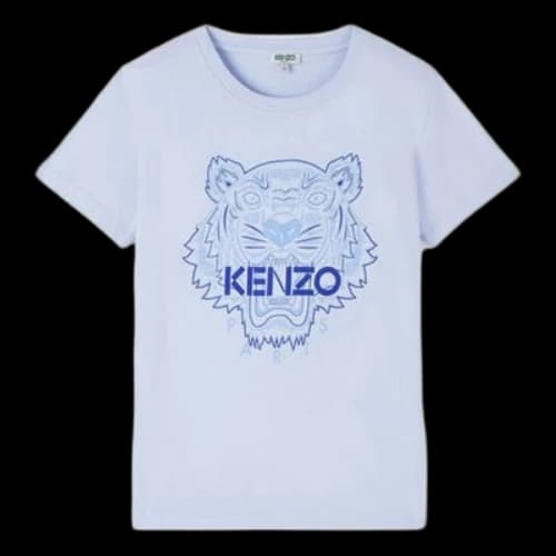 KENZO Series Pattern Short Sleeve Purple